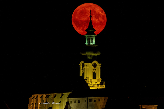 Spln nad Nitrianskym hradom