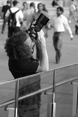 Fotograf pri praci