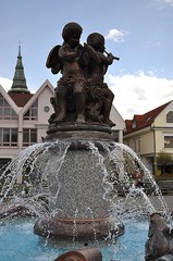 Fontána na námestí v Žiline