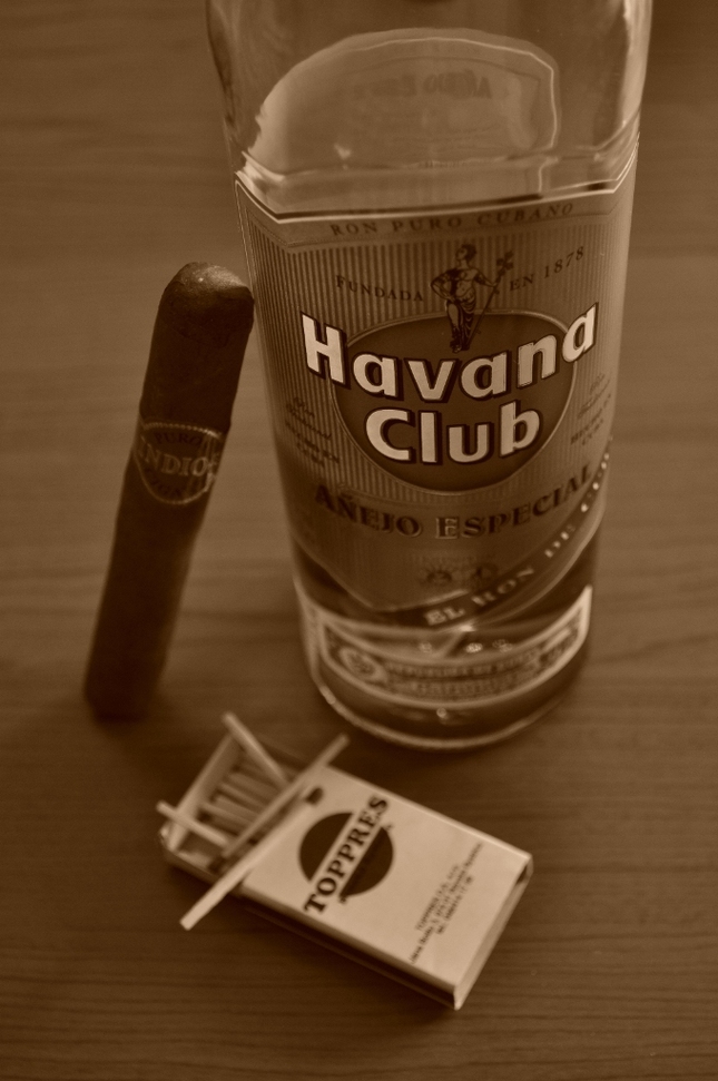 Cigara, rum a salsa...