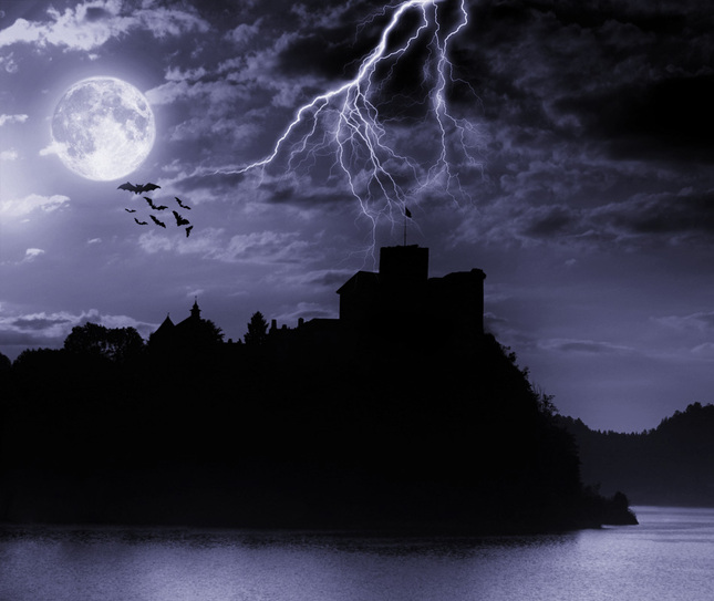 spooky castle