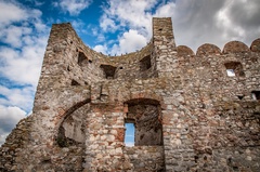 Pohľad na Hrad Devín