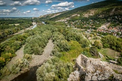 Pohľad z Hradu Devín