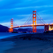 Golden Gate Bridge z Baker Beach