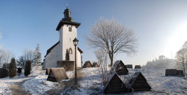 Panorama kostolík Martincek