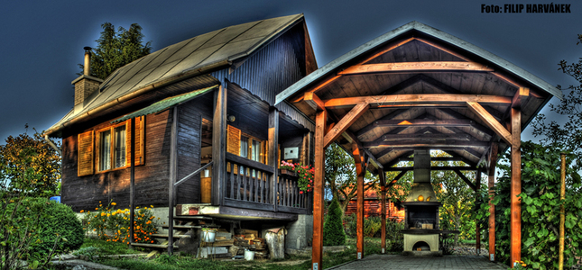 Chata in HDR & panorama