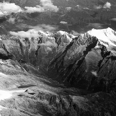 Alpské pleso II B&W