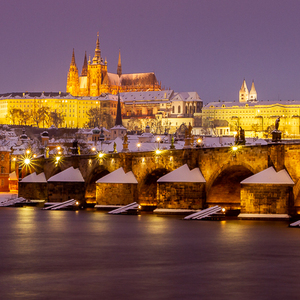 Vzpomínka na sníh v Praze