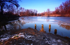 Rybačka pri západe...