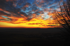 Západ Slnka nad Zemplínom