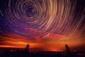 Star Trails over The Kojsov