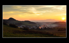 Podvečer nad Sklabiňou