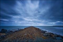 Irish coast...