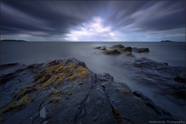 Irish coast...