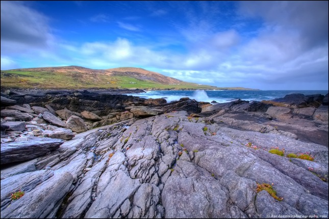 Irish coast...