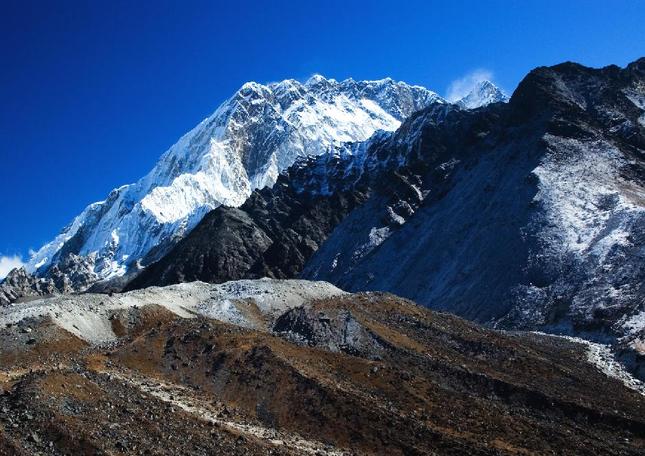 Nuptse range & Mt. Everest