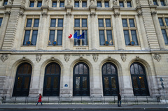 Sorbonne in red & blue