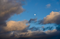 THE MOON AND THE SKY