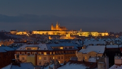 Praha zimná