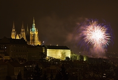 Praha novoročná