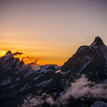 Západ Slnka nad Matterhornom