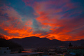 Fire sky