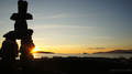 Sunset Inukshuk