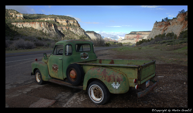 Chevy before Zion National Park