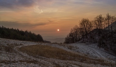 pri západe slnka......