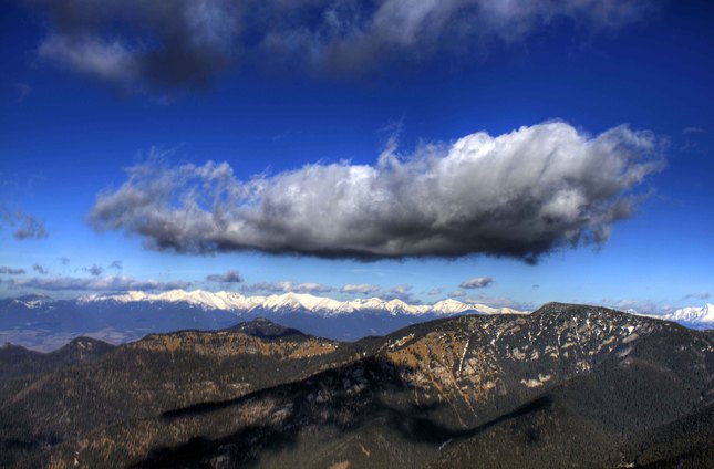 panoráma z Chopku.