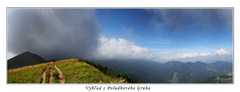 Panoráma z Poludňového Grúňa.