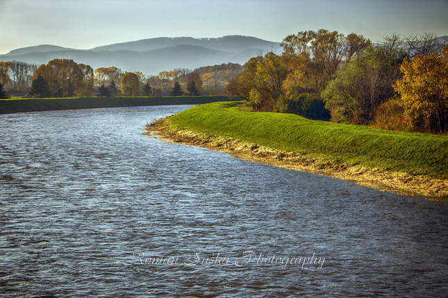 Jeseň na rieke Hron