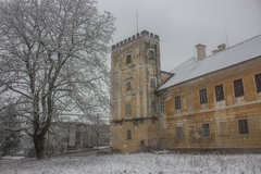 Zasnežený Kaštieľ v ZH