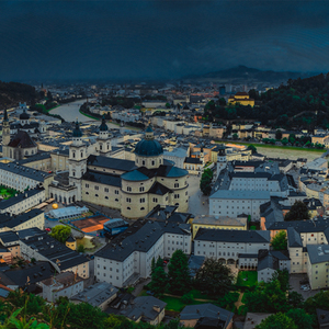 Daždivý deň v Salzburgu