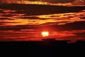 Sunset over nursing home
