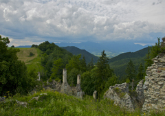 Zo Sklabiňského zámku..