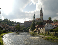 Vltava  a zámok