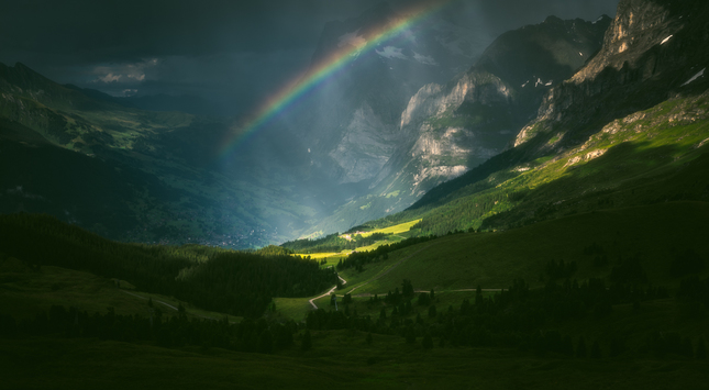 Under the rainbow tones