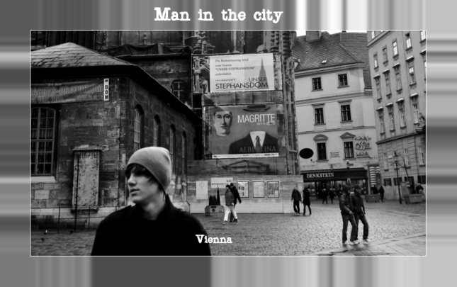 Man in the city
