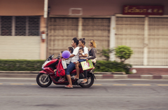 Rodinný výlet v Bangkoku
