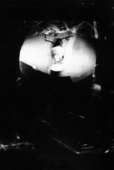woman in trash