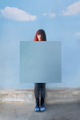 the blue cube