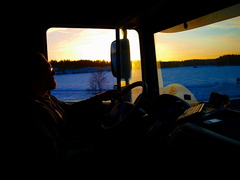 Pohodová cesta večerným Fínskom