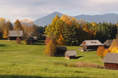 jesenná dedinka
