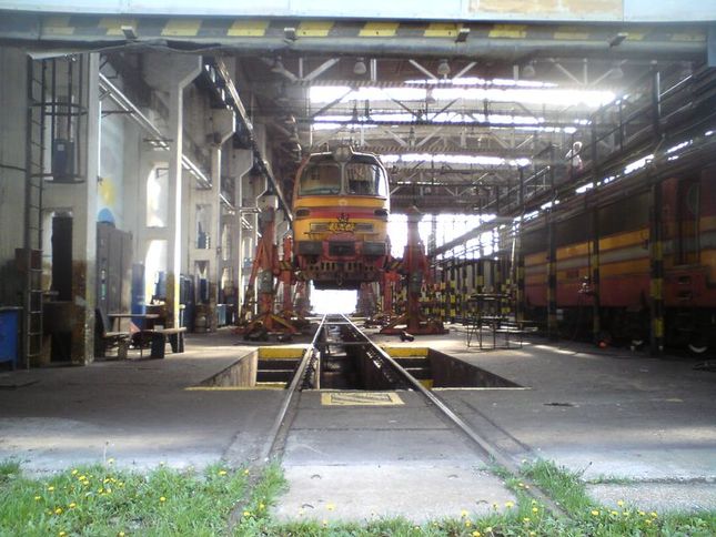 Oprava lokomotivy