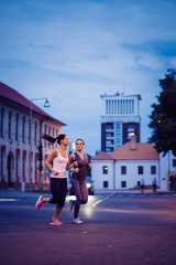 Night jogging
