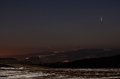 Spišský hrad a kométa PanSTARRS