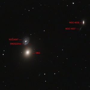 Supernova SN2022 hrs