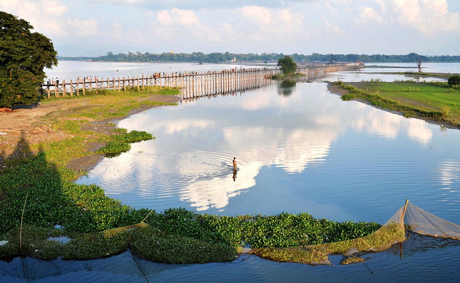 U Bein bridge, Myanmar