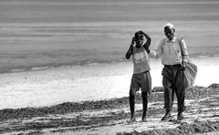 slepý muž a jeho oči